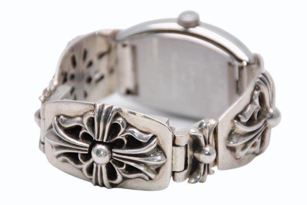 極美品 激レア CHROME HEARTS×フランクミュラー クロムハーツ 時計 8002SC コンキスタドール ウォッチブレス 中古 4b012172