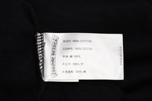 Load image into Gallery viewer, 新品未使用 CHROME HEARTS クロムハーツ ジップアップフーディー パーカー サイズL ブラック ホワイト オールドイングリッシュロゴ 中古 4b012176