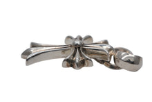 Load image into Gallery viewer, 極美品 CHROME HEARTS クロムハーツ CH CRS SML W/BALE スモールCHクロス Wベイルペンダントトップ チャーム 重量約24.0g 中古 4b012189