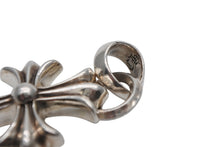 Load image into Gallery viewer, 極美品 CHROME HEARTS クロムハーツ CH CRS SML W/BALE スモールCHクロス Wベイルペンダントトップ チャーム 重量約24.0g 中古 4b012189