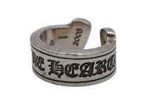 Load image into Gallery viewer, CHROME HEARTS クロムハーツ ラージスクロールラベル リング シルバー シルバー925 ロゴ アクセサリー 16号 16.7g 美品 中古 4b012182
