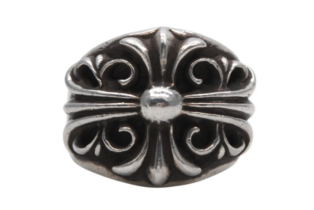 CHROME HEARTS Chrome Hearts Keeper Ring Size 19 Weight 19.4g 1992 Engraved Silver 925 Good Condition Used 4b012183