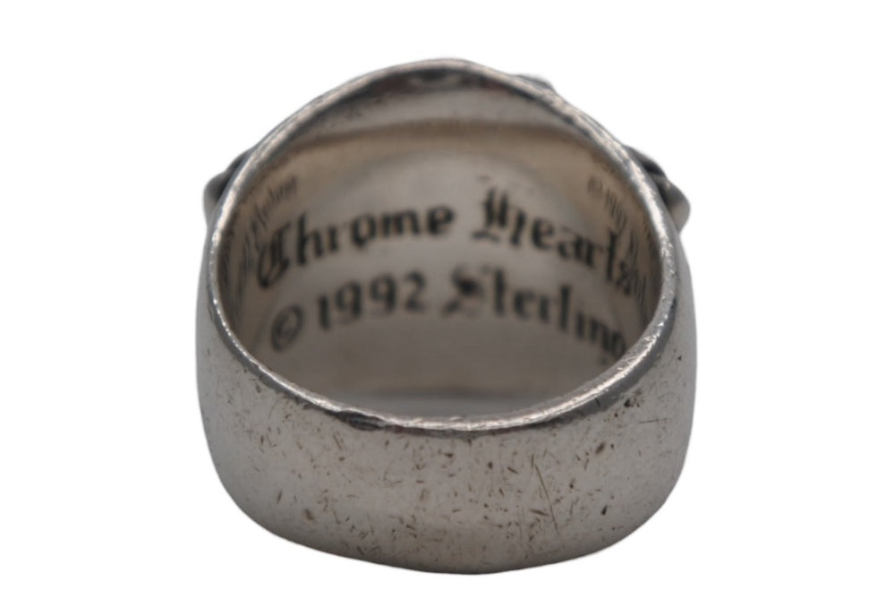 CHROME HEARTS Chrome Hearts Keeper Ring Size 19 Weight 19.4g 1992 Engraved Silver 925 Good Condition Used 4b012183