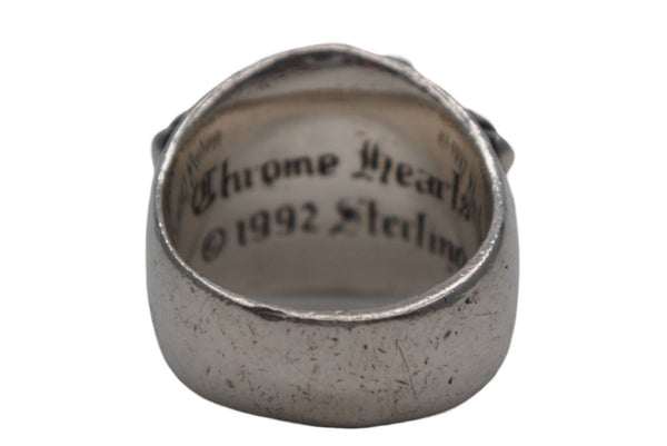 CHROME HEARTS クロムハーツ キーパーリング 指輪 サイズ19号 重量19.4g 1992刻印 シルバー925 美品 中古 4b012183