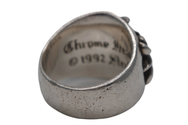 CHROME HEARTS クロムハーツ キーパーリング 指輪 サイズ19号 重量19.4g 1992刻印 シルバー925 美品 中古 4b012183