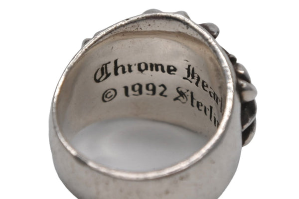 CHROME HEARTS クロムハーツ キーパーリング 指輪 サイズ19号 重量19.4g 1992刻印 シルバー925 美品 中古 4b012183