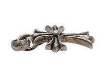 Load image into Gallery viewer, CHROME HEARTS クロムハーツ スモール CHクロス ウィズベイル ペンダントトップ 1991 23.6g シルバー925 美品 中古 4b012177