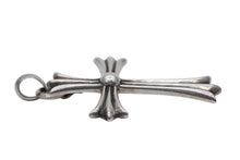 Load image into Gallery viewer, CHROME HEARTS クロムハーツ CH CRS LG W/BALE ラージCHクロス Wベイルペンダントトップ チャーム 重量約46.7g 美品 中古 4b012186