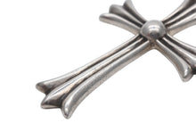 Load image into Gallery viewer, CHROME HEARTS クロムハーツ CH CRS LG W/BALE ラージCHクロス Wベイルペンダントトップ チャーム 重量約46.7g 美品 中古 4b012186