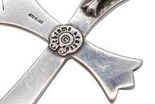 Load image into Gallery viewer, CHROME HEARTS クロムハーツ CH CRS LG W/BALE ラージCHクロス Wベイルペンダントトップ チャーム 重量約46.7g 美品 中古 4b012186