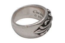 Load image into Gallery viewer, CHROME HEARTS クロムハーツ FLORAL CROSS フローラルクロス リング 指輪 重量約18.8g サイズ21号 スターリングシルバー 美品 中古 4b012184