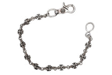 Load image into Gallery viewer, CHROME HEARTS クロムハーツ 4C CROSS SHORT-T 1クリップカットアウト CHプラス シルバーウォレットチェーン 1996 146.3g 美品 中古 4b012179