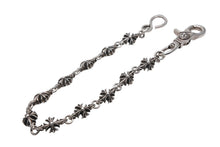 Load image into Gallery viewer, CHROME HEARTS クロムハーツ 4C CROSS SHORT-T 1クリップカットアウト CHプラス シルバーウォレットチェーン 1996 146.3g 美品 中古 4b012179