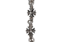 Load image into Gallery viewer, CHROME HEARTS クロムハーツ 4C CROSS SHORT-T 1クリップカットアウト CHプラス シルバーウォレットチェーン 1996 146.3g 美品 中古 4b012179
