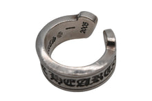 Load image into Gallery viewer, CHROME HEARTS クロムハーツ ラージスクロールラベル リング シルバー シルバー925 ロゴ アクセサリー 16号 16.7g 美品 中古 4b012182