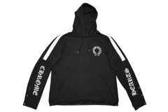 極美品 CHROME HEARTS クロムハーツ メッシュトラックフーディー サイズL アフターセメタリークロスパッチ 9パッチ クロスボール 中古 4b012191
