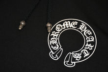 Load image into Gallery viewer, 極美品 CHROME HEARTS クロムハーツ メッシュトラックフーディー サイズL アフターセメタリークロスパッチ 9パッチ クロスボール 中古 4b012191