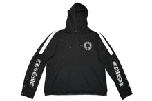 Load image into Gallery viewer, 極美品 CHROME HEARTS クロムハーツ メッシュトラックフーディー サイズL アフターセメタリークロスパッチ 9パッチ クロスボール 中古 4b012191