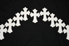 Load image into Gallery viewer, 極美品 CHROME HEARTS クロムハーツ メッシュトラックフーディー サイズL アフターセメタリークロスパッチ 9パッチ クロスボール 中古 4b012191