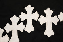 Load image into Gallery viewer, 極美品 CHROME HEARTS クロムハーツ メッシュトラックフーディー サイズL アフターセメタリークロスパッチ 9パッチ クロスボール 中古 4b012191