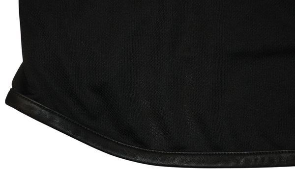 極美品 CHROME HEARTS クロムハーツ メッシュトラックフーディー サイズL アフターセメタリークロスパッチ 9パッチ クロスボール 中古 4b012191