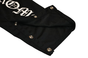 極美品 CHROME HEARTS クロムハーツ メッシュトラックフーディー サイズL アフターセメタリークロスパッチ 9パッチ クロスボール 中古 4b012191