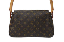 画像をギャラリービューアに読み込む, 極美品 LOUIS VUITTON ルイヴィトン モノグラム ミニルーピング ショルダーバッグ M51147 PVC レザー ブラウン 中古 4b001220