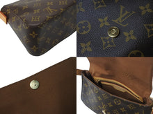 画像をギャラリービューアに読み込む, 極美品 LOUIS VUITTON ルイヴィトン モノグラム ミニルーピング ショルダーバッグ M51147 PVC レザー ブラウン 中古 4b001220