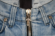 画像をギャラリービューアに読み込む, CHROME HEARTS クロムハーツ セパレートジップデニムパンツ ジーンズ サイズ25 クロスボール インディゴブルー 美品 中古 4b012204