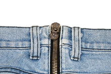 画像をギャラリービューアに読み込む, CHROME HEARTS クロムハーツ セパレートジップデニムパンツ ジーンズ サイズ25 クロスボール インディゴブルー 美品 中古 4b012204