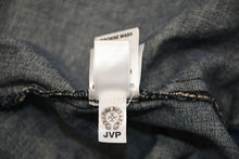 Load image into Gallery viewer, CHROME HEARTS クロムハーツ デニムウエスタンシャツ 長袖シャツ サイズSM CHクロスパッチ 2パッチ クロスボールボタン 良品 中古 4b012205
