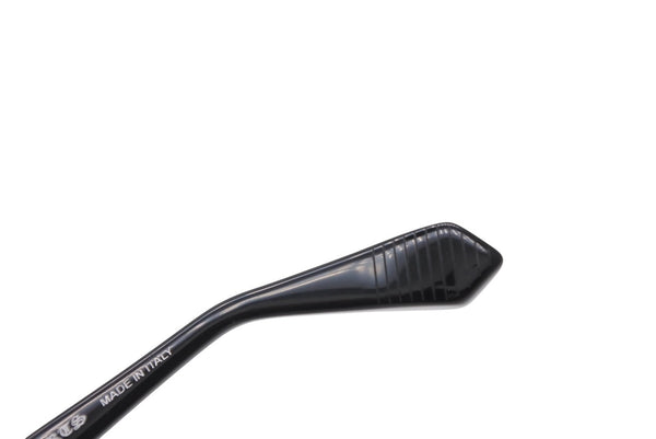 CHROME HEARTS クロムハーツ PM サングラス アイウェア サイズ52□18-143 アセテート シルバー925 ブラック ブルー 美品 中古 4b012207