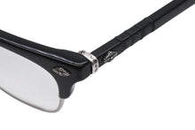 Load image into Gallery viewer, CHROME HEARTS クロムハーツ TIMMMMBR Ⅰ 伊達メガネ アイウェア サイズ54□19-147 クラシックオーバルクロス ブラック 美品 中古 4b012209