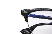 Load image into Gallery viewer, CHROME HEARTS クロムハーツ TIMMMMBR Ⅰ 伊達メガネ アイウェア サイズ54□19-147 クラシックオーバルクロス ブラック 美品 中古 4b012209