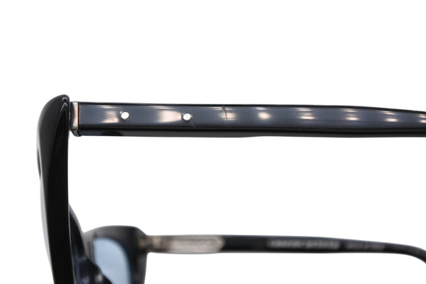 CHROME HEARTS クロムハーツ PM サングラス アイウェア サイズ52□18-143 アセテート シルバー925 ブラック ブルー 美品 中古 4b012207