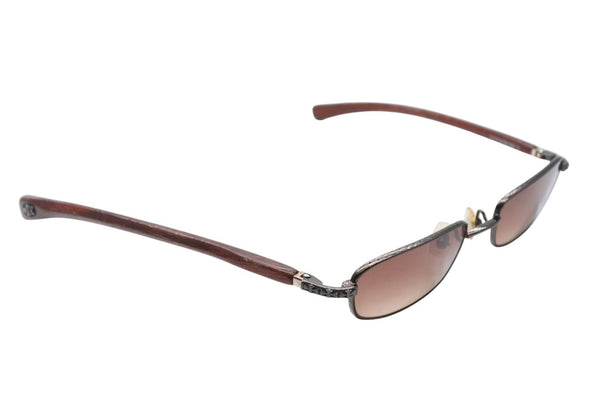 CHROME HEARTS クロムハーツ VERVEDERE-D ベルヴェデール-D サングラス アイウェア CHクロス ダガー エボニーウッド 良品 中古 4b012178