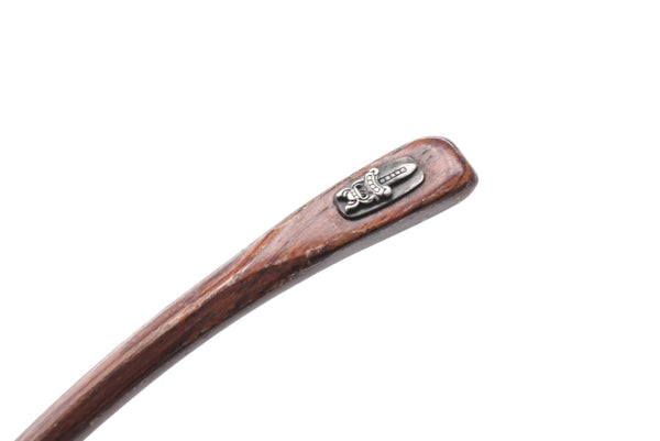 CHROME HEARTS クロムハーツ VERVEDERE-D ベルヴェデール-D サングラス アイウェア CHクロス ダガー エボニーウッド 良品 中古 4b012178