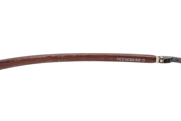 CHROME HEARTS クロムハーツ VERVEDERE-D ベルヴェデール-D サングラス アイウェア CHクロス ダガー エボニーウッド 良品 中古 4b012178