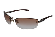 Load image into Gallery viewer, CHROME HEARTS クロムハーツ TAIL テイル ハーフリム サングラス アイウェア エボニーウッドテンプル CHクロス CHプラス 美品 中古 4b012181