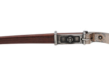 Load image into Gallery viewer, CHROME HEARTS クロムハーツ TAIL テイル ハーフリム サングラス アイウェア エボニーウッドテンプル CHクロス CHプラス 美品 中古 4b012181