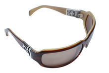 Load image into Gallery viewer, CHROME HEARTS クロムハーツ FIX Ⅱ フィックス Ⅱ サングラス アイウェア アセテート プラスチック シルバー925 ブラウン 美品 中古 4b012192