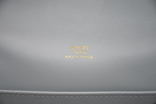 未使用 HERMES エルメス ハンドバッグ ポシェットケリー K刻印 グリペール スイフト ゴールド金具 中古 4b012214