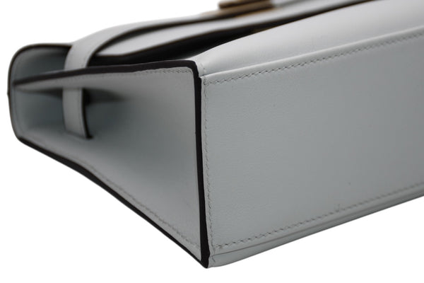 未使用 HERMES エルメス ハンドバッグ ポシェットケリー K刻印 グリペール スイフト ゴールド金具 中古 4b012214