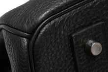 Load image into Gallery viewer, 極美品 HERMES エルメス ショルダーバーキン トリヨンクレマンス ◻︎N刻 ゴルチェ期 ブラック シルバー金具 中古 4b012216
