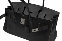 Load image into Gallery viewer, 極美品 HERMES エルメス ショルダーバーキン トリヨンクレマンス ◻︎N刻 ゴルチェ期 ブラック シルバー金具 中古 4b012216