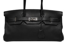 Load image into Gallery viewer, 極美品 HERMES エルメス ショルダーバーキン トリヨンクレマンス ◻︎N刻 ゴルチェ期 ブラック シルバー金具 中古 4b012216