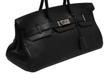 Load image into Gallery viewer, 極美品 HERMES エルメス ショルダーバーキン トリヨンクレマンス ◻︎N刻 ゴルチェ期 ブラック シルバー金具 中古 4b012216