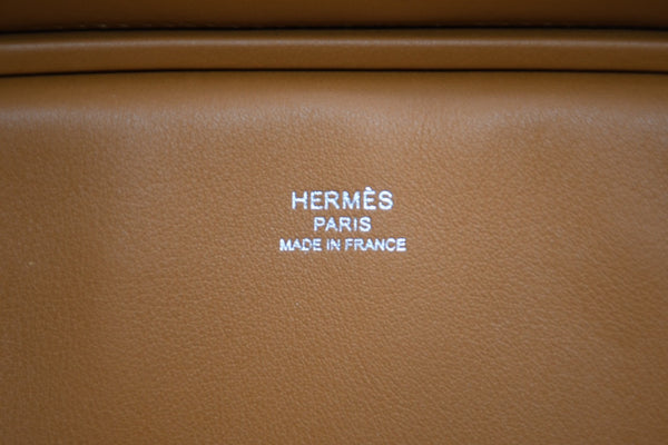 新品未使用 HERMES エルメス バーキンカーゴ 25 ハンドバッグ Z刻印 セサミ シルバー金具 中古 4b012218