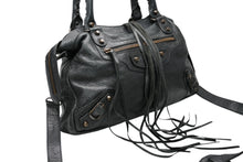 Load image into Gallery viewer, BALENCIAGA バレンシアガ ハンドバッグ バレンシアガ ザ・タウン 2WAY ショルダーバッグ ブラック レザー 240579 良品 中古 4b012223
