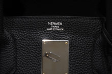 Load image into Gallery viewer, 新品同様 HERMES エルメス Haut a Courroies オータクロア40 ハンドバッグ トゴ ブラック シルバー金具 Z刻印 中古 4b012227